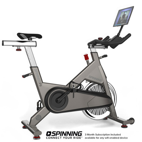 Spinner® P3 - SPIN® Bike shown with Optional Tablet/Media Mount