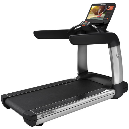 Life Fitness Platinum Club Series Treadmill with Discover SE3 HD Console in Artic Silver