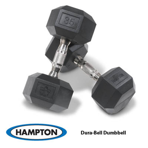 Hampton Urethane Dura-bell Dumbbells, 5-50 lb Dura-Bell Set